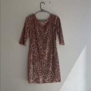 Gold Sparkly sequins dress